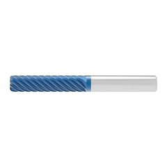 Corner Radius End Mill: 6.00 mm Dia, 21.00 mm LOC, 0.50 mm Radius, 6 Flute, Solid Carbide