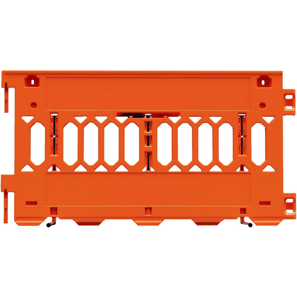 Folding Gates & Barricades; Type: Barricade; Material: Plastic; Height (Feet): 3.167; Height (Inch): 38; Casters: No; Max Width (Inch): 3; Mounting Location: Portable