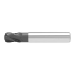 Corner Radius End Mill: 10.00 mm Dia, 14.00 mm LOC, 1.00 mm Radius, 4 Flute, Solid Carbide