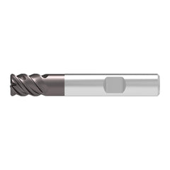 Corner Radius End Mill: 14.00 mm Dia, 18.00 mm LOC, 1.50 mm Radius, 4 Flute, Solid Carbide