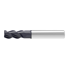 Corner Chamfer End Mill: 9.00 mm Dia, 23.00 mm LOC, 3 Flute, 0.12 mm Chamfer Width, Solid Carbide