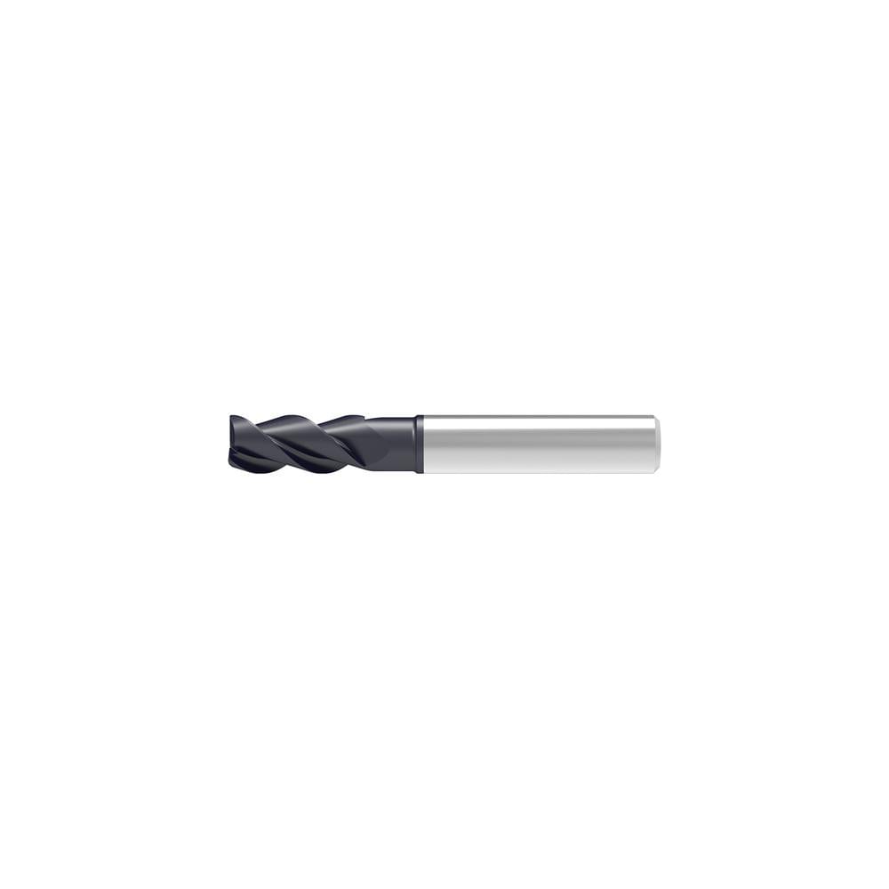 Corner Chamfer End Mill: 5.00 mm Dia, 15.00 mm LOC, 3 Flute, 0.07 mm Chamfer Width, Solid Carbide