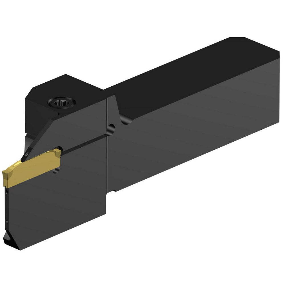 Indexable Grooving/Cut-Off Toolholders; Hand of Holder: Right Hand; Maximum Depth of Cut (Decimal Inch): 0.8000; Maximum Depth of Cut (mm): 20.32; Maximum Groove Width (Decimal Inch): 0.0788; Maximum Groove Width (mm): 2.24; Minimum Groove Width (Decimal