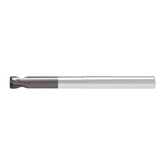 Corner Radius End Mill: 12.00 mm Dia, 8.00 mm LOC, 4.00 mm Radius, 2 Flute, Solid Carbide