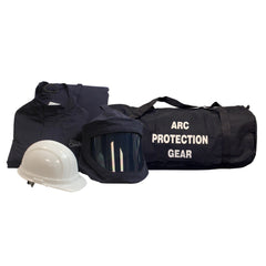 Arc Flash Clothing Kit: Size Medium, Cotton, Bib Overalls, Hoods & Jacket