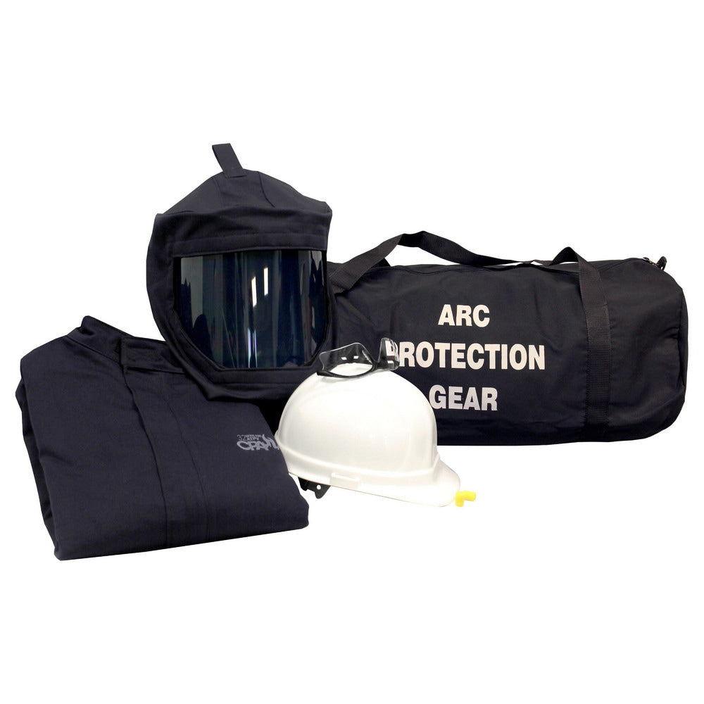 Arc Flash Clothing Kit: Size Medium, Cotton, Coveralls & Hoods