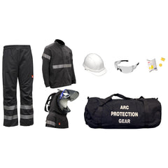 Arc Flash Clothing Kit: Size Large, Cotton, Coat, Hoods & Leggings