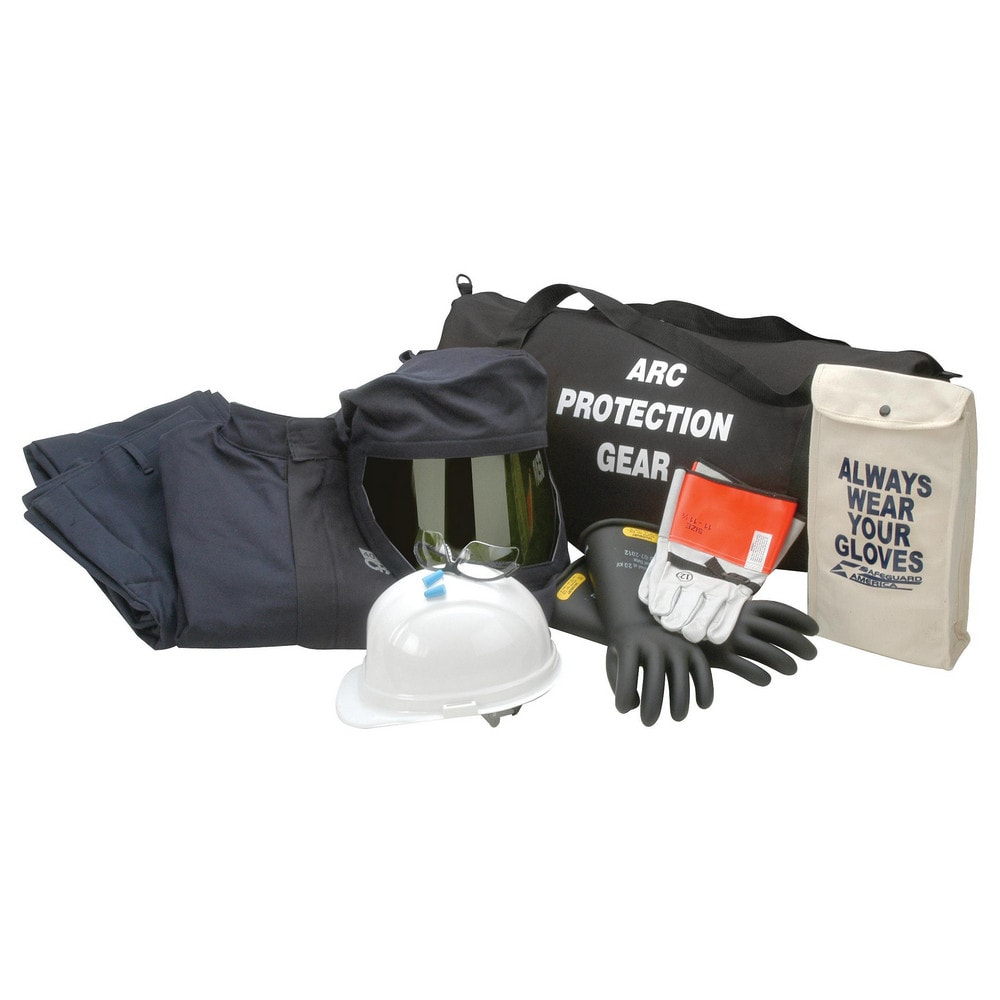 Arc Flash Clothing Kit: Size 4X-Large, Cotton, Jacket, Pants & Hoods