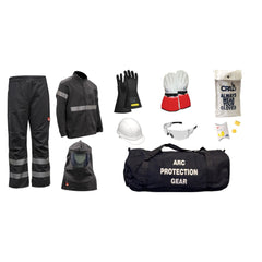 Arc Flash Clothing Kit: Size 5X-Large, Cotton, Jacket, Pants & Hoods