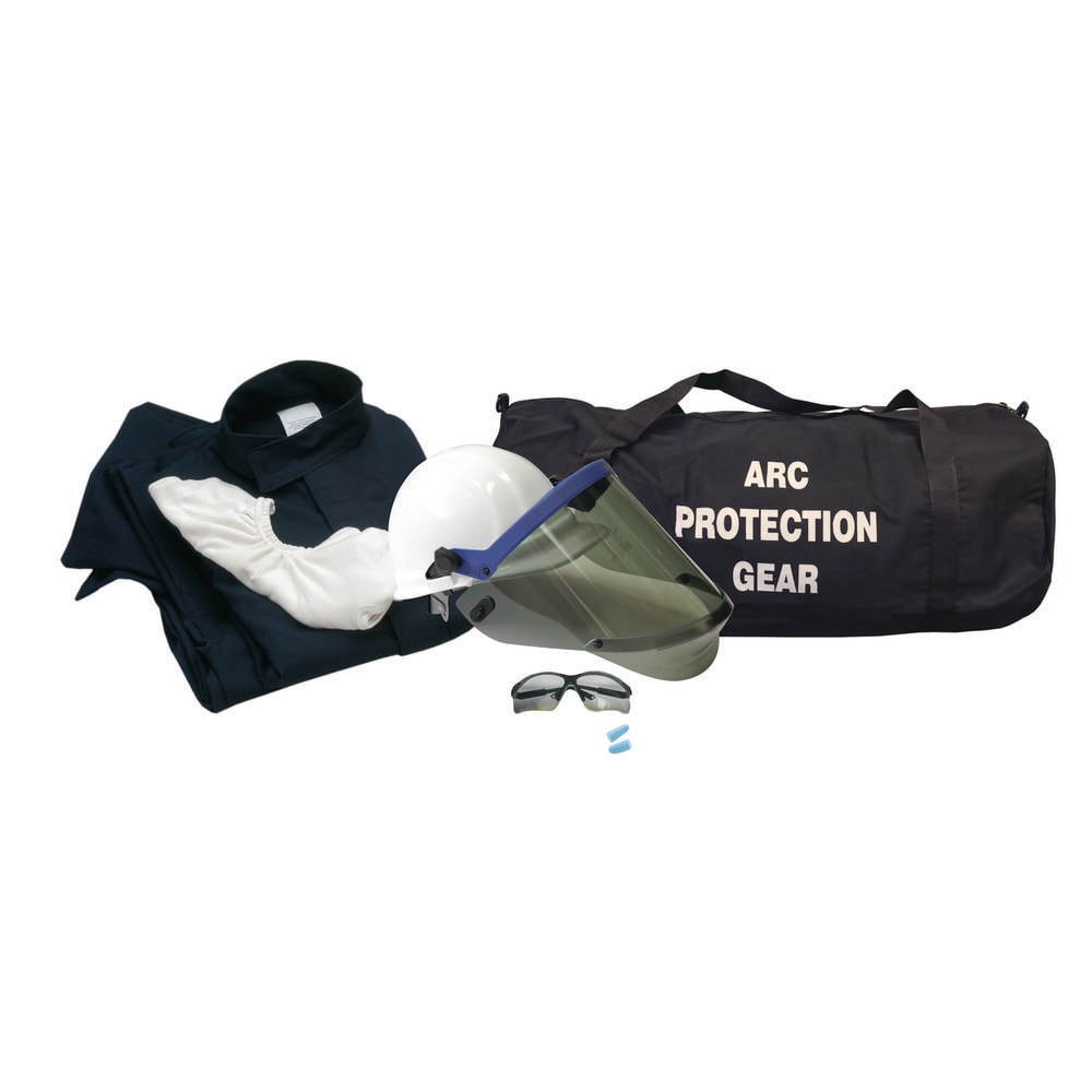 Arc Flash Clothing Kit: Size X-Large, Cotton, Bib Overalls, Hoods & Jacket