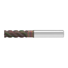 Corner Chamfer End Mill: 5.50 mm Dia, 13.00 mm LOC, 4 Flute, 0.10 mm Chamfer Width, Solid Carbide