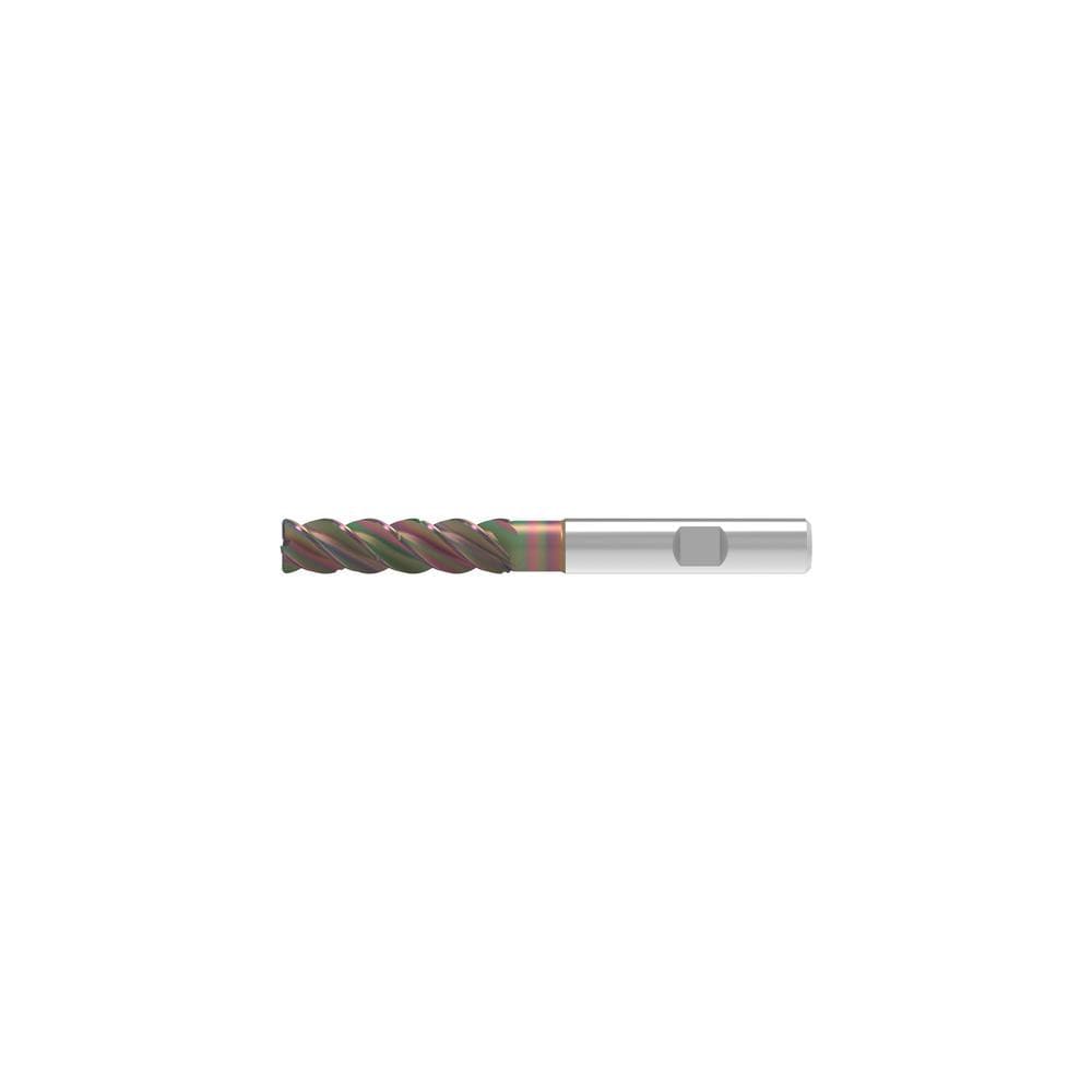 Corner Radius End Mill: 20.00 mm Dia, 82.00 mm LOC, 1.00 mm Radius, 4 Flute, Solid Carbide