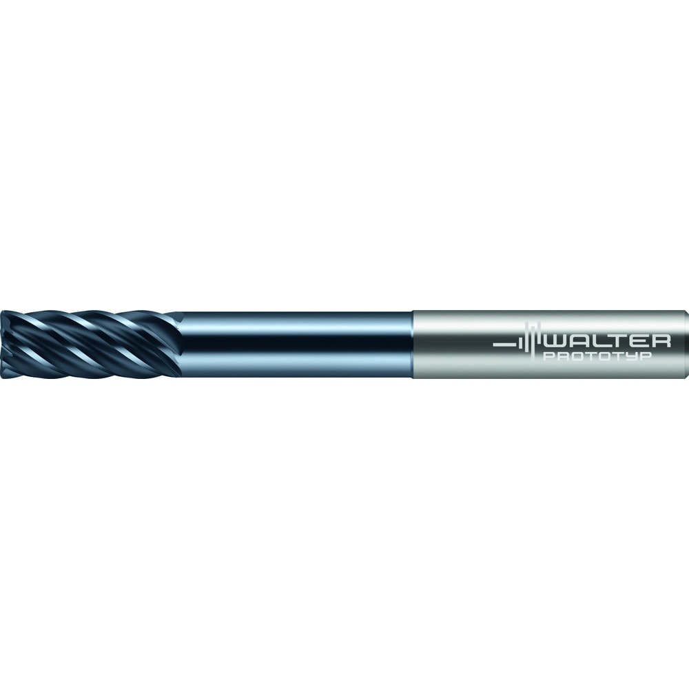 Corner Radius End Mill: 1" Dia, 1-3/4" LOC, 0.0600" Radius, 6 Flute, Solid Carbide