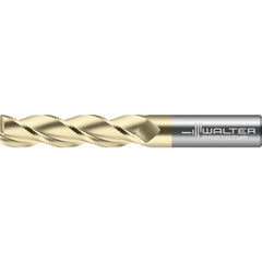 Corner Radius End Mill: 3/4" Dia, 1-3/8" LOC, 0.0300" Radius, 3 Flute, Solid Carbide