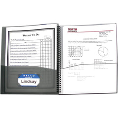 Portfolios, Report Covers & Pocket Binders; Color: Smoke; Overall Width: 9; Overall Length: 11.00; Material: Polypropylene