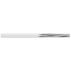 Chucking Reamer: 11/32" Dia, 6" OAL, 1-1/2" Flute Length, Straight-Cylindrical Shank, HSS