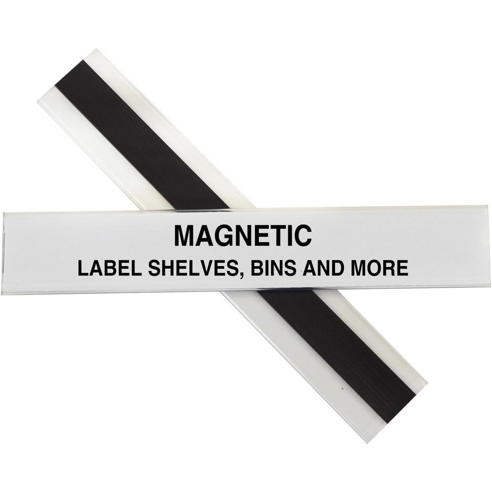 Label Holders; Label Holder Style: Slide-in; Length (Inch): 6 in; Material: PVC