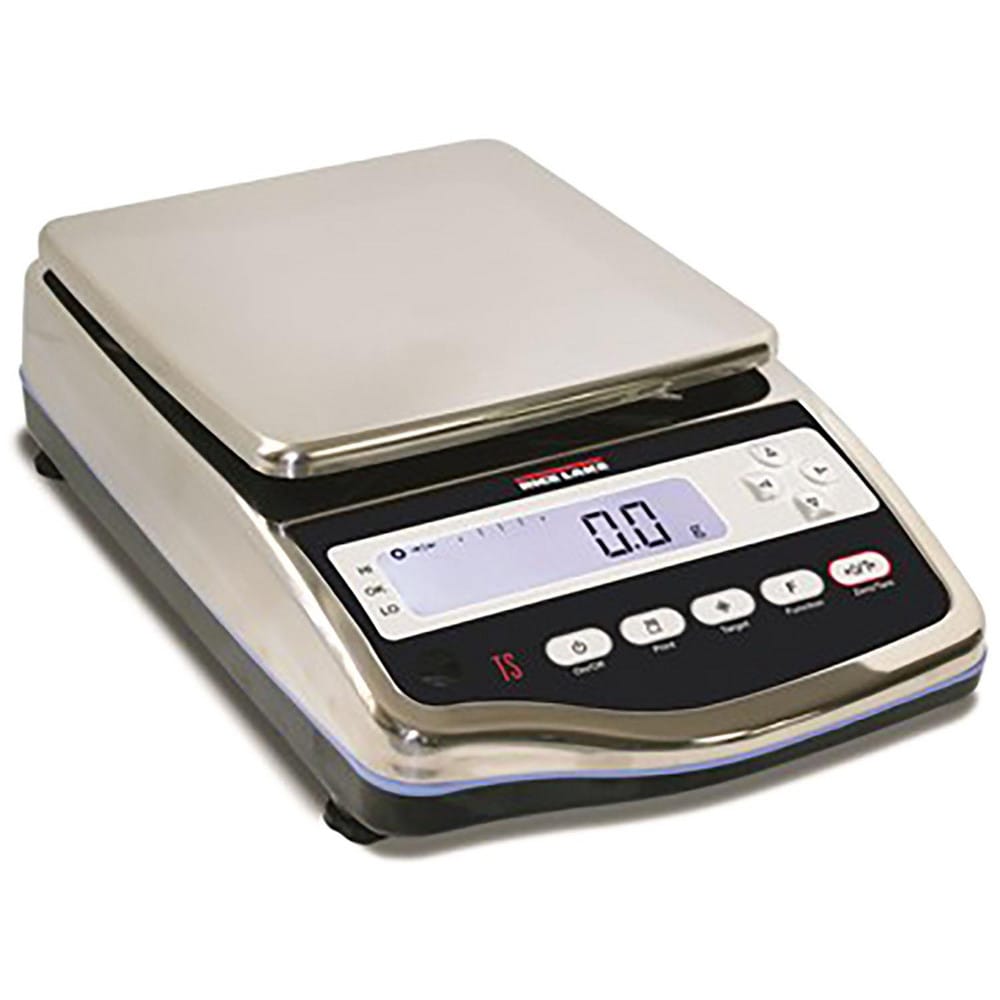 Process Scales & Balance Scales; System Of Measurement: Grams; Calibration: External; Display Type: LCD; Capacity: 8200.000; Platform Length: 7.5 in; Platform Width: 7.5 in