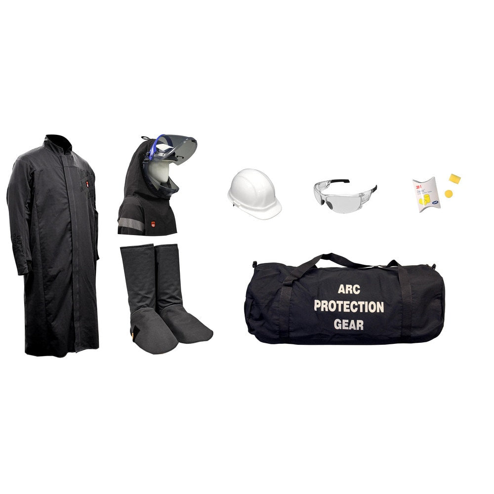 Arc Flash Clothing Kit: Size 5X-Large, Cotton, Coat, Hoods & Leggings