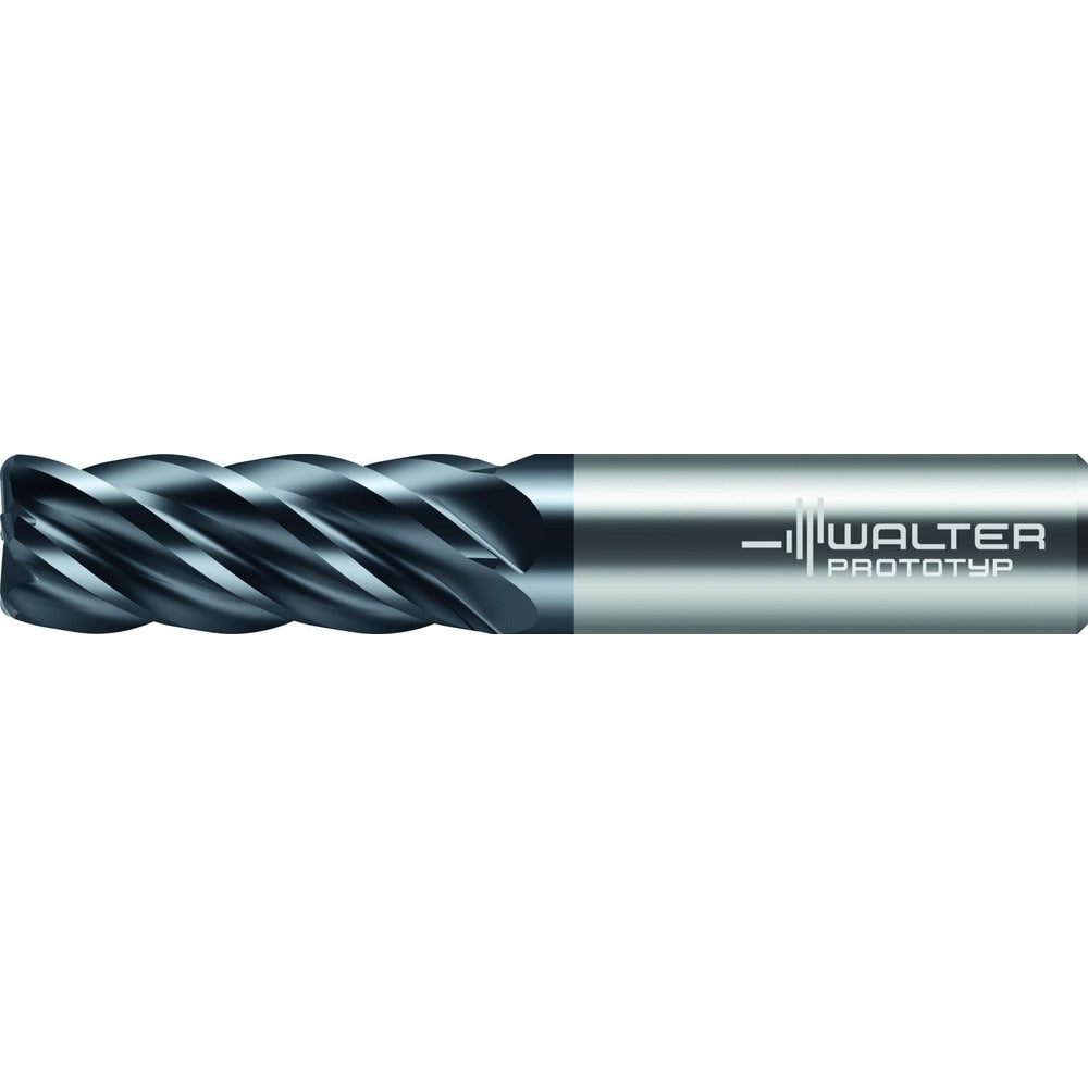 Corner Radius End Mill: 5/8" Dia, 3/4" LOC, 0.0150" Radius, 5 Flute, Solid Carbide