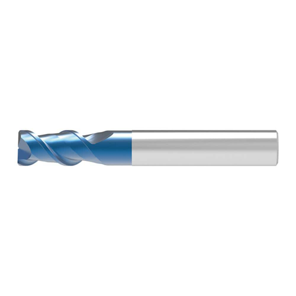 Corner Chamfer End Mill: 20.00 mm Dia, 38.00 mm LOC, 2 Flute, 0.20 mm Chamfer Width, Solid Carbide