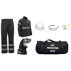 Arc Flash Clothing Kit: Size Medium, Cotton, Jacket, Pants & Hoods