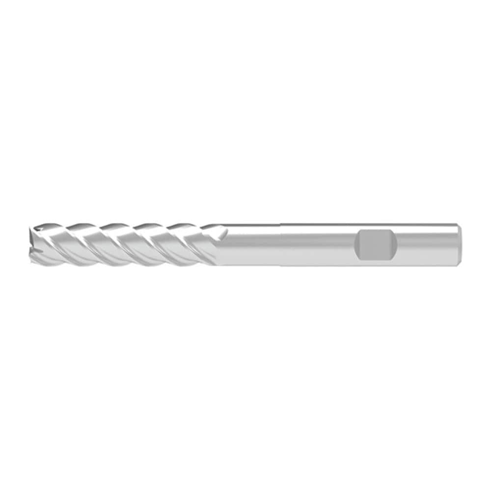 Corner Chamfer End Mill: 16.00 mm Dia, 65.00 mm LOC, 4 Flute, 0.18 mm Chamfer Width, Solid Carbide