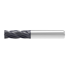 Corner Chamfer End Mill: 5.00 mm Dia, 15.00 mm LOC, 4 Flute, 0.04 mm Chamfer Width, Solid Carbide