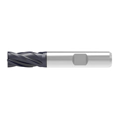 Corner Chamfer End Mill: 20.00 mm Dia, 25.00 mm LOC, 4 Flute, 0.20 mm Chamfer Width, Solid Carbide