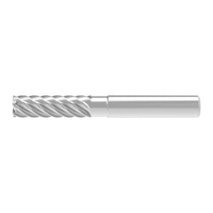 Corner Chamfer End Mill: 20.00 mm Dia, 70.00 mm LOC, 8 Flute, 0.07 mm Chamfer Width, Solid Carbide