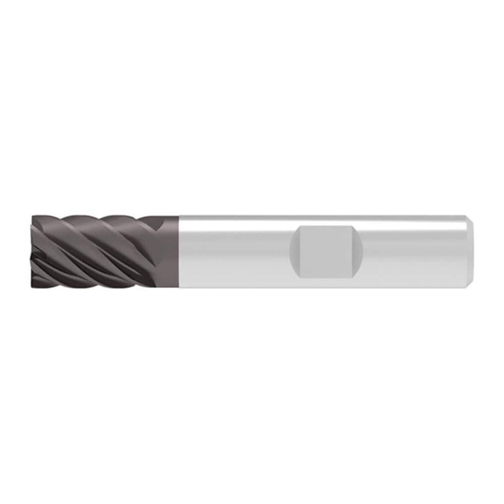 Corner Chamfer End Mill: 18.00 mm Dia, 20.00 mm LOC, 8 Flute, 0.07 mm Chamfer Width, Solid Carbide