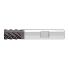 Corner Chamfer End Mill: 18.00 mm Dia, 20.00 mm LOC, 8 Flute, 0.07 mm Chamfer Width, Solid Carbide