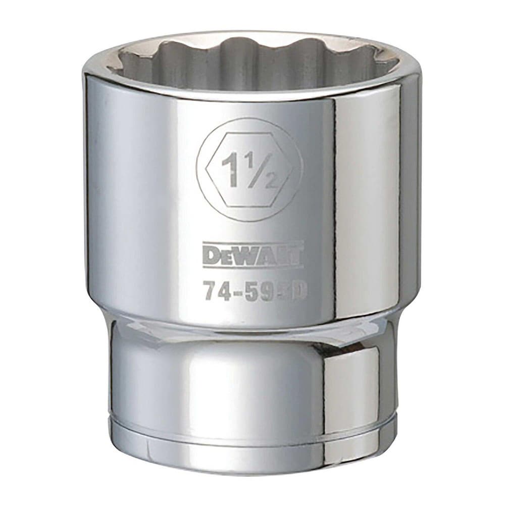 Standard  Hand Socket: 3/4" Drive, 1-1/2" Socket, 12-Point