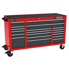 Steel Tool Roller Cabinet: 67" Wide, 41" High, 25-1/4" Deep, 19 Drawer