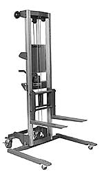 350 Lbs. Load Capacity, 144 Inch Lift Height, Straddle Base Manually Operated Lift