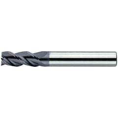 Square End Mill: 3/16" Dia, 3 Flute, Solid Carbide