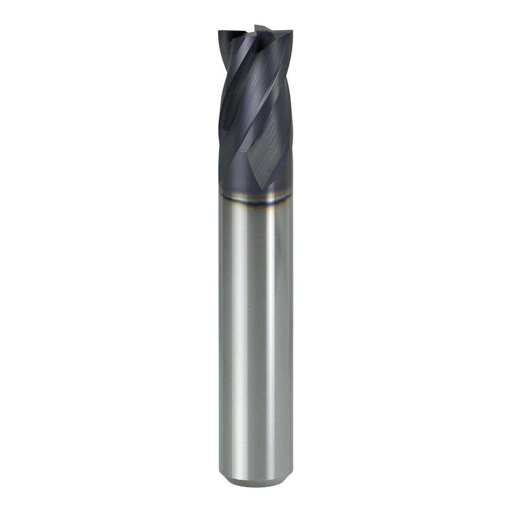 Square End Mill: 4.00 mm Dia, 6.00 mm LOC, 4 Flute, Solid Carbide