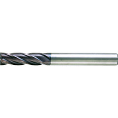 Square End Mill: 1/16" Dia, 4 Flute, Solid Carbide