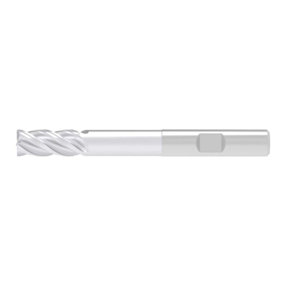 Corner Chamfer End Mill: 20.00 mm Dia, 42.00 mm LOC, 4 Flute, 0.30 mm Chamfer Width, Solid Carbide