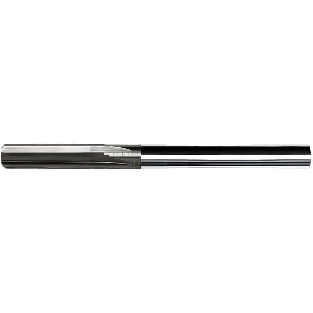 Chucking Reamer: 0.4850" Dia, 4" OAL, 1-1/2" Flute Length, Straight-Cylindrical Shank, Solid Carbide