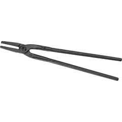 Tongs; Type: Picard Flat Jaw Blacksmith Tongs; Material: Steel; Overall Length (Decimal Inch): 12.0000