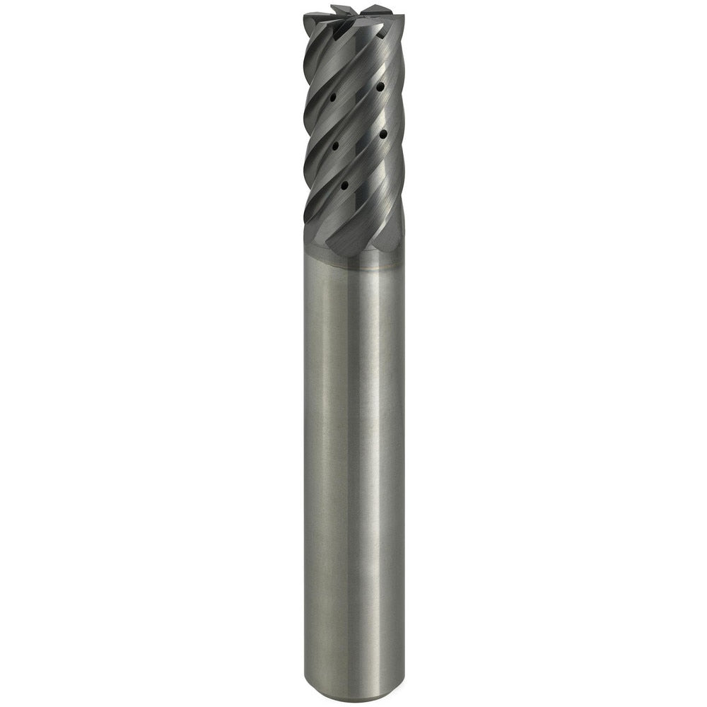 Square End Mill: 10.00 mm Dia, 22.00 mm LOC, 6 Flute, Solid Carbide