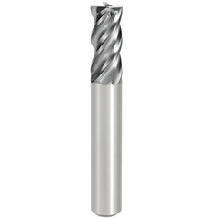 Square End Mill: 9.00 mm Dia, 22.00 mm LOC, 4 Flute, Solid Carbide