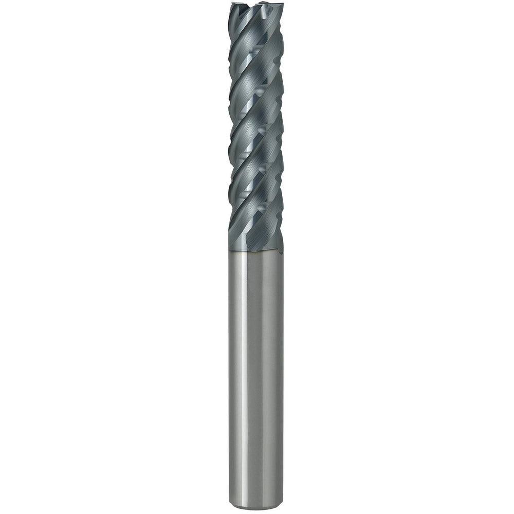 Square End Mill: 12.00 mm Dia, 48.00 mm LOC, 5 Flute, Solid Carbide