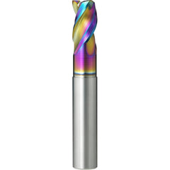 Square End Mill: 16.00 mm Dia, 24.00 mm LOC, 3 Flute, Solid Carbide