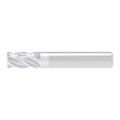 Corner Chamfer End Mill: 19.00 mm Dia, 26.00 mm LOC, 4 Flute, 0.30 mm Chamfer Width, Solid Carbide