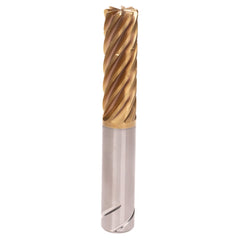 Corner Radius End Mill: 3/4" Dia, 3-1/4" LOC, 3.05 mm Radius, 8 Flute, Solid Carbide