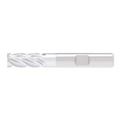 Corner Chamfer End Mill: 12.00 mm Dia, 26.00 mm LOC, 4 Flute, 0.30 mm Chamfer Width, Solid Carbide