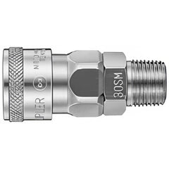 Pneumatic Hose Coupling: 3/8" Thread