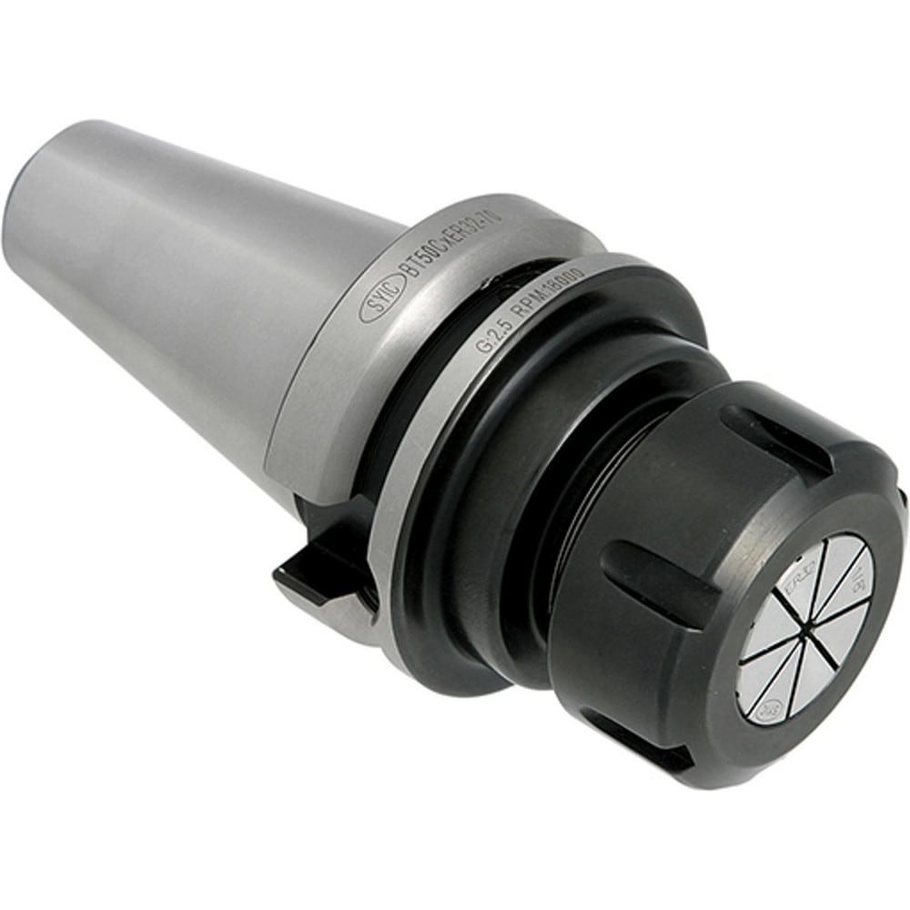 Collet Chuck: 1.00 to 19.10 mm Capacity, ER Collet, 100.00 mm Shank Dia